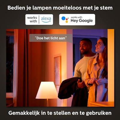 Philips Hue LED-lamp 8719514491168 Energielabel: F (A - G) Hue White Ambiance Luster E14 5.1 W