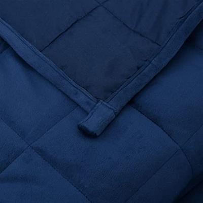Verzwaringsdeken 155x220 cm 11 kg stof blauw Verzwaringsdeken 155x220 cm 11 kg stof blauw