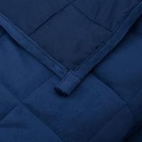 Verzwaringsdeken 155x220 cm 7 kg stof blauw - thumbnail