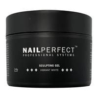 NailPerfect Gel LED/UV Sculpting Gel Vibrant White 45gr - thumbnail