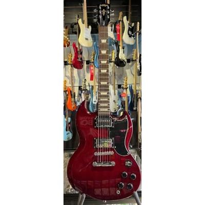 Vintage V69CR Coaster Series Cherry Red elektrische gitaar