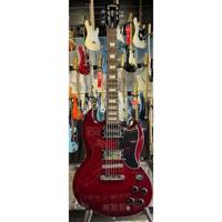 Vintage V69CR Coaster Series Cherry Red elektrische gitaar - thumbnail