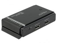 DeLOCK DisplayPort Switch 2x 2 Displayport in naar 1x 2 DisplayPort out - thumbnail