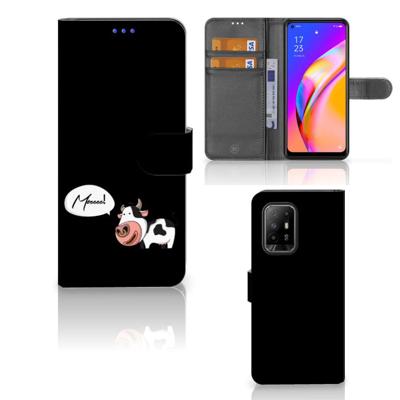 OPPO Reno5 Z | A94 5G Leuk Hoesje Cow OPPO Reno5 Z | A94 5G Leuk Hoesje Cow