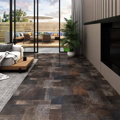 VidaXL Vloerplanken zelfklevend 5,11 m² pvc houtstructuur bruin