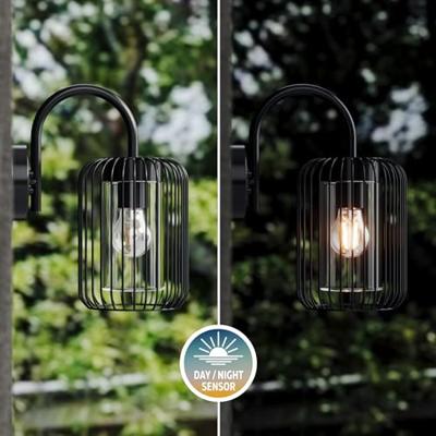 LED E27 lamp 4 Watt filament dag nacht sensor