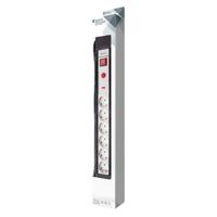 6-voudige stekkerdoos proline. Met overspanningsbeveiliging. 3m kabel - thumbnail