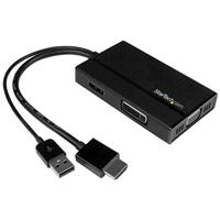 .com AV reisadapter 3-in-1 HDMI naar DisplayPort VGA of DVI - HDMI adapter - 1920 x 1200 - Videoconverter - HDMI - DVI, DisplayPort, VGA - voor PN: DKT30CSDHPD3, SV211HDUC - thumbnail