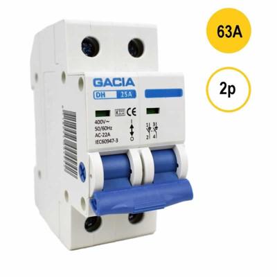 GACIA SD60-263 lastschakelaar 2p 63A hoofdschakelaar