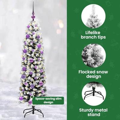 VidaXL Kunstkerstboom groen 150 cm pvc en staal en kunststof