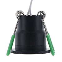 LED mini inbouwspot 3W zwart | 240lm | 2700K warm wit IP65 | ThatsLed | Spotjes in plafond | Inbouwspots | Spotjes woonkamer | Led spots | ThatsLed | - thumbnail