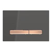 Bedieningsplaat Geberit Sigma 50 voor 2-toets Spoeling Rosé Goud / Zwart - thumbnail