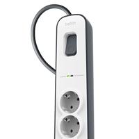 Belkin Spanningsbeveiliger met 4 stopcontacten en 2 USB-poorten stekkerdoos - thumbnail