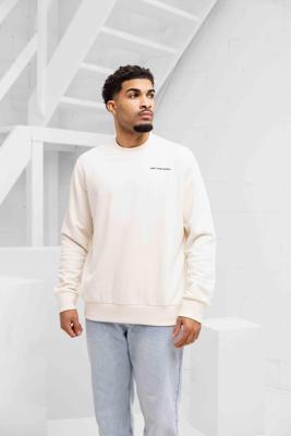 Off The Pitch World Crewneck Heren Gebroken Wit - Maat S - Kleur: Gebroken Wit | Soccerfanshop