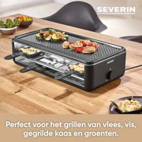 Severin RG2365 Racletteset Zwart - thumbnail