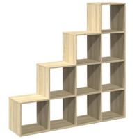 Kamerscherm / boekenkast 131,5x29x131,5 cm hout sonoma eiken - thumbnail