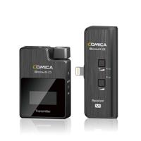 Comica BoomX-D MI1 draadloze microfoon-set met 1 zender en Lightning-ontvanger voor iPhone - thumbnail