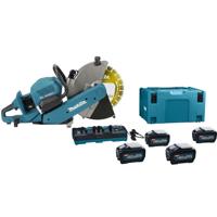 Makita CE002GT401X Accu Doorslijper 355mm 2 x AWS XGT 40V Max 5.0Ah (4st.) - thumbnail