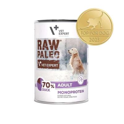 VETEXPERT Raw Paleo Adult Monoproteïne Eend - natvoer voor honden - 400 g