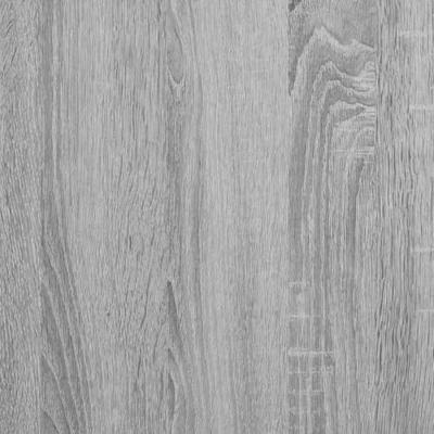 VidaXL Keukenrekken stapelbaar 2 st 60x15x16 cm grijs sonoma eiken