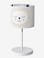 Leeslamp LEEUW effen lichtbeige met print - thumbnail