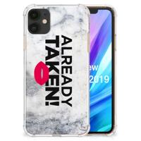Apple iPhone 11 Telefoonhoesje met tekst Already Taken White - thumbnail