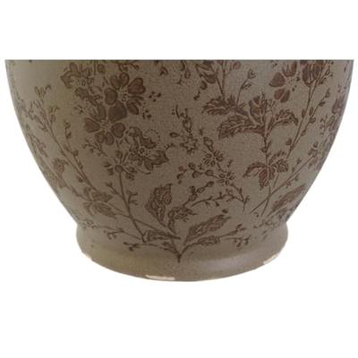 Vaas Home ESPRIT Bruin Groen Keramiek Blad van een plant 17 x 17 x 22 cm Vaas Home ESPRIT Bruin Groen Keramiek Blad van een plant 17 x 17 x 22 cm