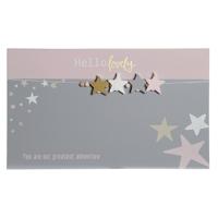 Fotolijst met Knijpers DKD Home Decor Hello Lovely Hout MDF Sterren 40 x 1 x 24 cm - thumbnail