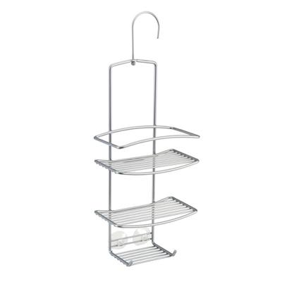 Metaltex Onda Doucherek 18x11x39/48 cm Zilver