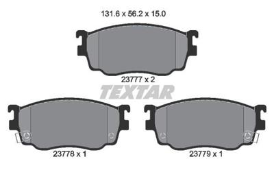 Remblokkenset, schijfrem 2377701