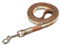 ZOLUX HONDENRIEM IMAO SCOTT BLAUW / BEIGE 120X2 CM - thumbnail