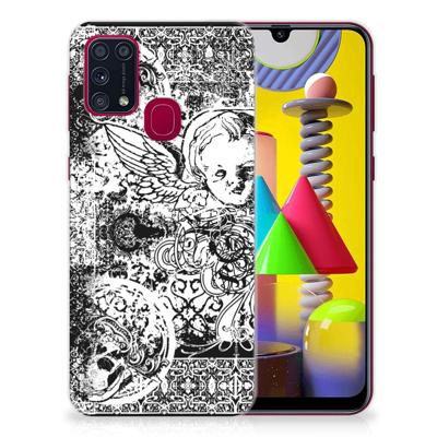 Silicone Back Case Samsung Galaxy M31 Skulls Angel Silicone Back Case Samsung Galaxy M31 Skulls Angel