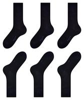 FALKE 3-paar heren sokken Tiago - Katoen - Hoe katoenen sokken - Sokken voor onder een pak - Nette heren kousen - thumbnail