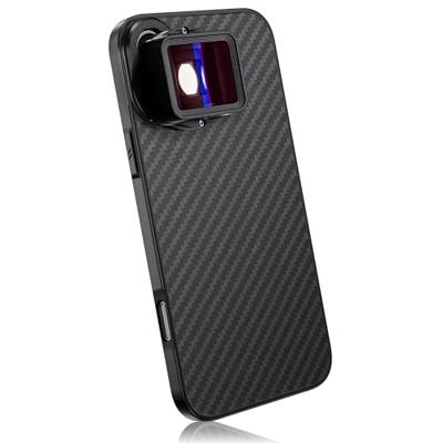 MOJOGEAR 17mm lens case voor iPhone 16 Plus - Carbon