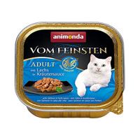 ANIMONDA Vom Feinsten Adult Salmon in herb sauce - nat kattenvoer - 100g - thumbnail