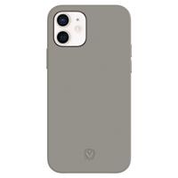 Valenta Leather Back Cover Snap Luxe Apple iPhone 12 Mini Grey - thumbnail