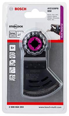 Bosch Accessories 2608664203 AYZ 53 BPB Bimetaal Invalzaagblad 53 mm 5 stuk(s) Bosch Accessories 2608664203 AYZ 53 BPB Bimetaal Invalzaagblad 53 mm 5 stuk(s)