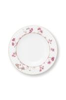 Pip Studio Diep Bord Jolie Stippen Goud Roze 21.5cm - thumbnail