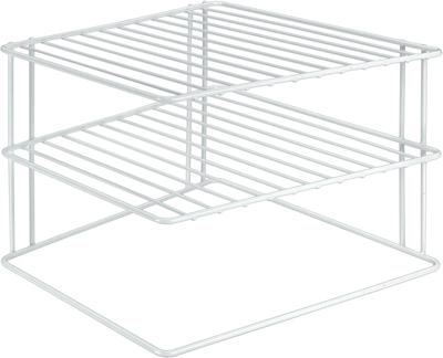 Metaltex Silos Space Bordenrek 2 Etages 25x25x19 cm Wit