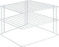 Metaltex Silos Space Bordenrek 2 Etages 25x25x19 cm Wit - thumbnail