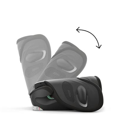 Autostoel - CYBEX - Solution G2 i-Fix Plus Stof - Maanzwart
