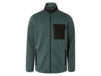 LIVERGY Heren fleecevest (Groen, XL) - thumbnail