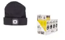Muts met LED lamp (inclusief batterijen) 80 Lumen, sortie kleur. One size, fits all