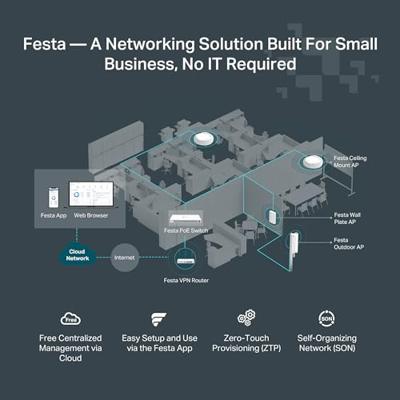TP-LINK AX3000 Festa FR365 Gateway voor LoRa 10 MBit/s, 100 MBit/s, 1000 MBit/s TP-LINK AX3000 Festa FR365 Gateway voor LoRa 10 MBit/s, 100 MBit/s, 1000 MBit/s