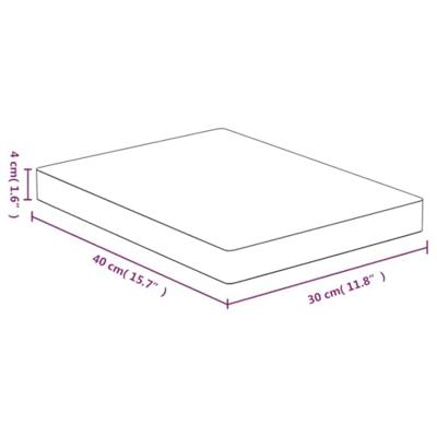 VidaXL Snijplank 30x40x4 cm bamboe