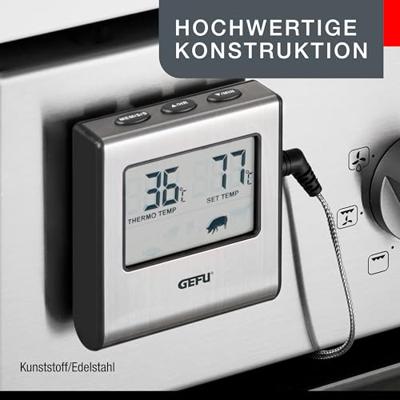 GEFU Digitale Braadthermometer met timer GEFU Digitale Braadthermometer met timer