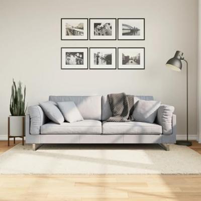 VidaXL Vloerkleed oviedo laagpolig 140x200 cm beige