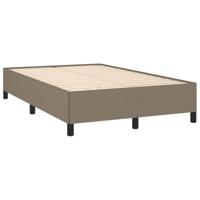 Bedframe zonder matras 120x190 cm stof taupe - thumbnail