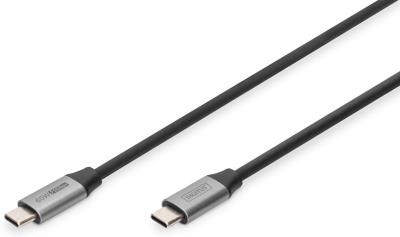 Digitus DB-300220-010-S USB-kabel USB 3.2 Gen1 (USB 3.0 / USB 3.1 Gen1) USB-C, USB-C stekker 1.00 m Zwart Flexibel, Afgeschermd, Met USB Digitus DB-300220-010-S USB-kabel USB 3.2 Gen1 (USB 3.0 / USB 3.1 Gen1) USB-C, USB-C stekker 1.00 m Zwart Flexibel, Afgeschermd, Met USB