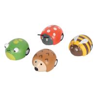 Small Foot - houten pull-back dieren tiny friends - 12st. - thumbnail